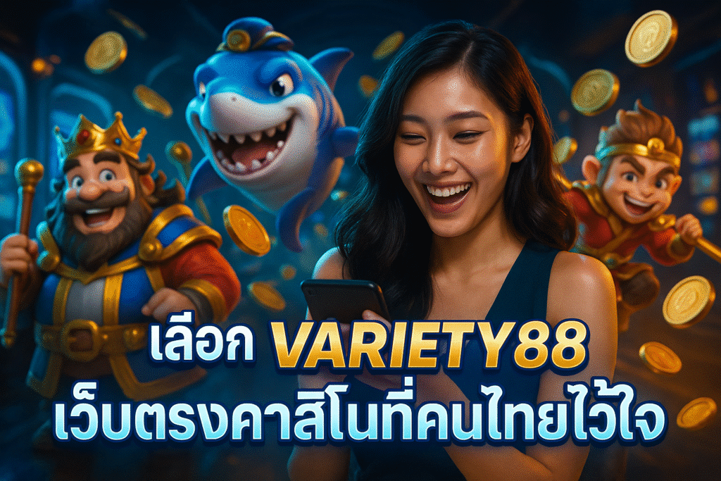 เลือก VARIETY88 เว็บตรงคาสิโนที่คนไทยไว้ใจ