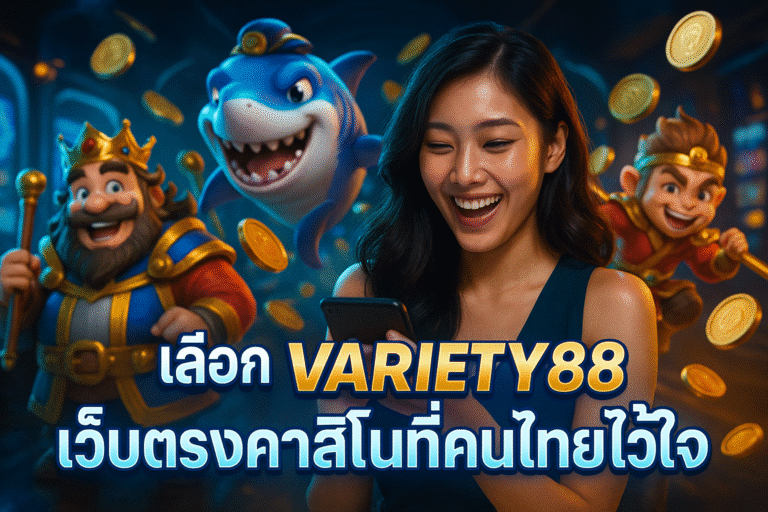 เลือก VARIETY88 เว็บตรงคาสิโนที่คนไทยไว้ใจ