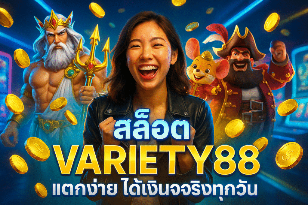 สล็อต VARIETY88 แตกง่าย ได้เงินจริงทุกวัน