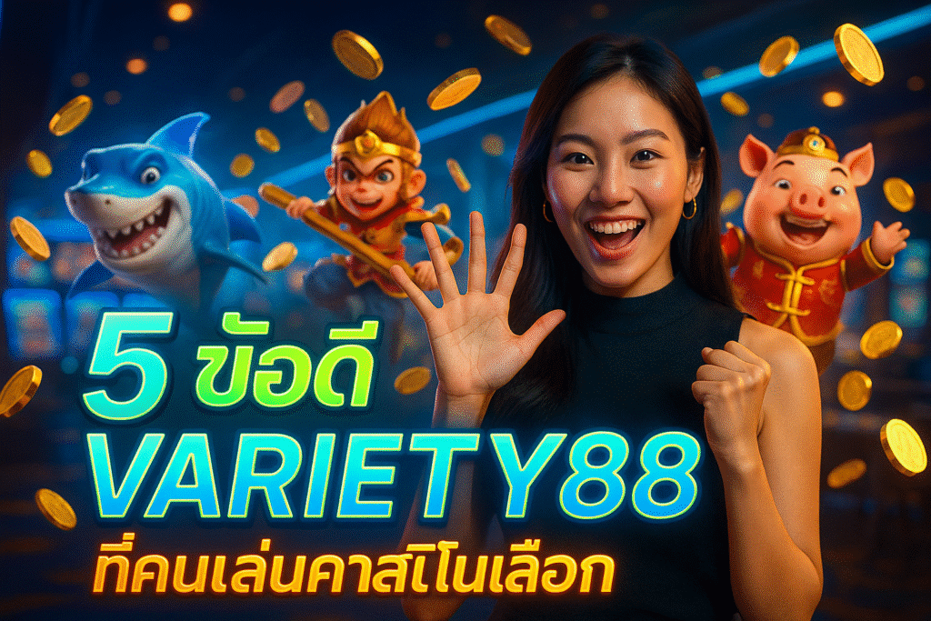 5 ข้อดี VARIETY88 ที่คนเล่นคาสิโนเลือก