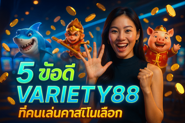 5 ข้อดี VARIETY88 ที่คนเล่นคาสิโนเลือก
