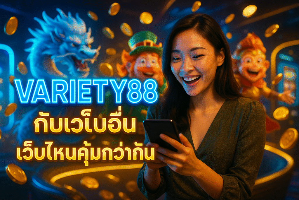 VARIETY88 กับเว็บอื่น เว็บไหนคุ้มกว่ากัน