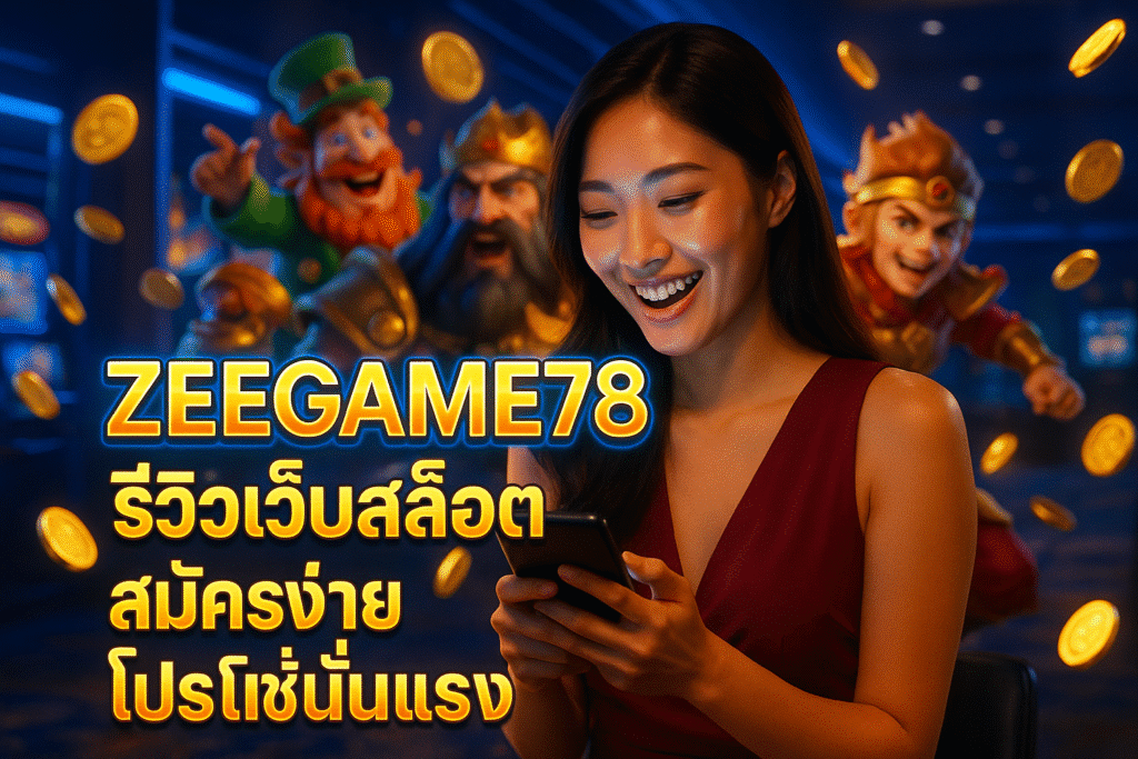 ZEEGAME78 รีวิวเว็บสล็อต สมัครง่าย โปรโมชั่นแรง